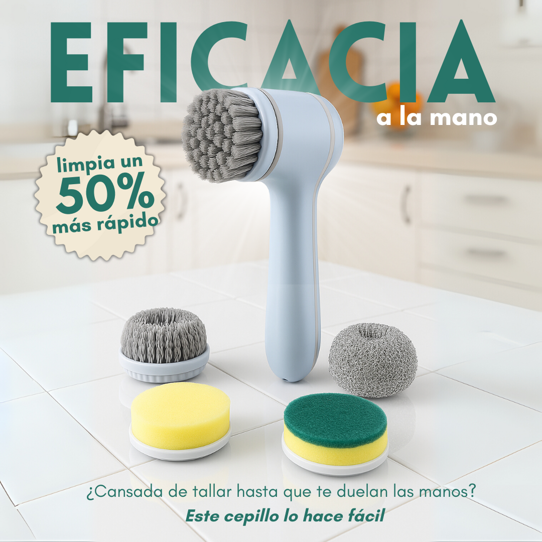 PowerScrub™ Max 5-en-1 — Cepillo Eléctrico Multiusos
