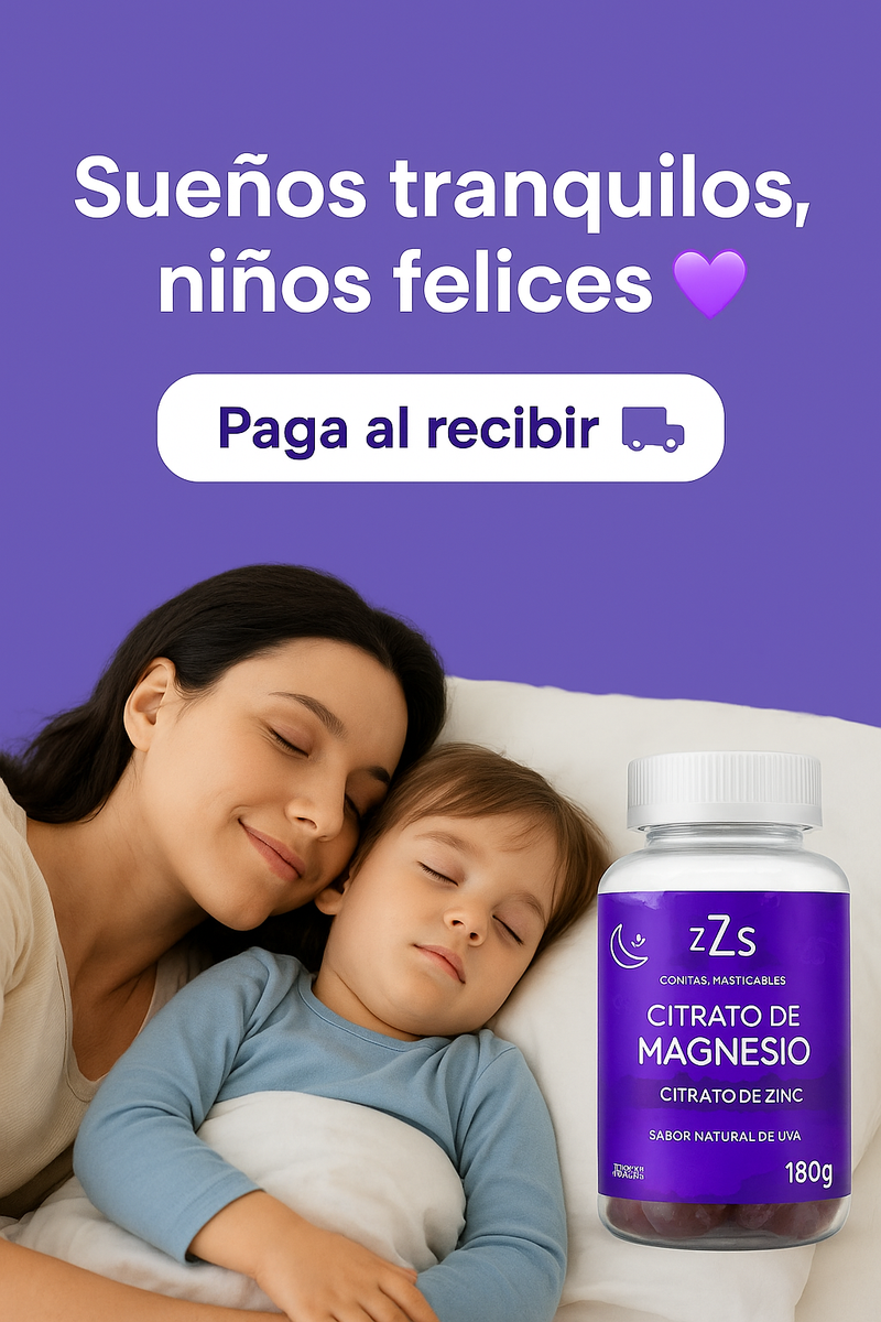 💜 Gomitas de Citrato de Magnesio Infantil