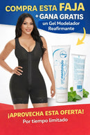 Faja Tipo Lipo con Brasier Incluido — Incluye Gel Reafirmante Frío Caliente GRATIS