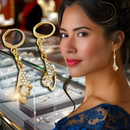 Aretes Elegantes color Dorado