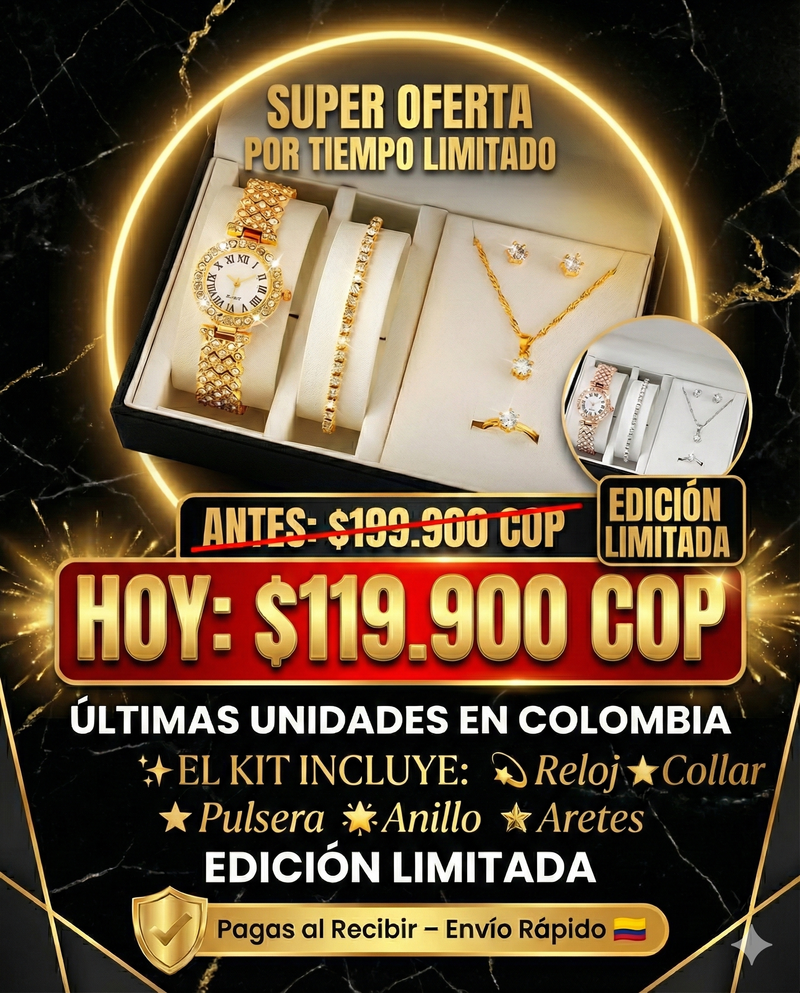 GoldenLuxe™ Set 6-en-1