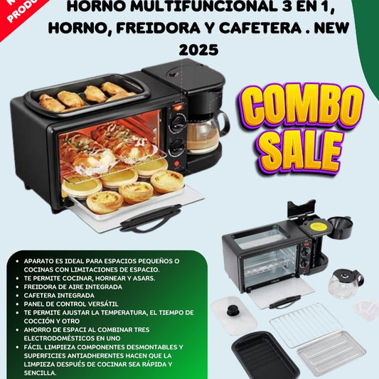 El horno 3 en 1 que transforma tu cocina